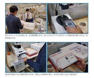 【メルカリ】郵便局からの配送サービスに新サイズ　ゆうパケ＋ 厚さ7cmまでおk