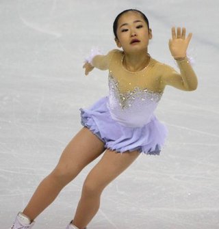 憧れの浅田真央さんに続け！　小学5年の島田麻央が優勝