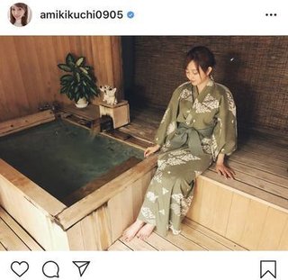 菊地亜美、しっとりとした浴衣姿を披露… その色香に好評の声続出