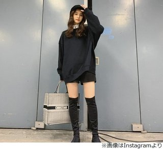 新木優子“ロングブーツ美脚”に絶賛