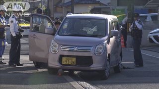 【愛知】ゴミ出し中に車が発進か　自分の車に挟まれ女性死亡