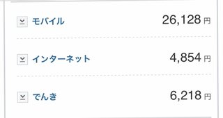スマホと電気料金とWi-Fi代