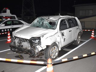 【岐阜】ダム転落の車発見　女性なお不明