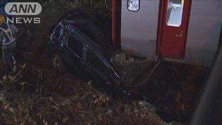 【熊本】線路内で乗用車と電車が衝突し男性（60）が死亡 誤進入か