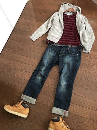 旦那がダサい。会社がビジカジオッケーになり、今日も変な格好で出勤した。