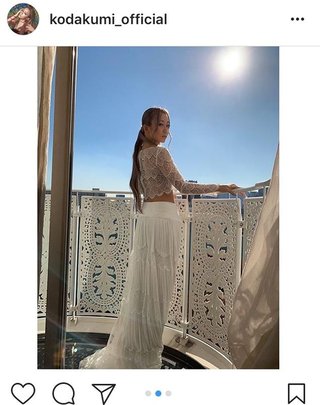 倖田來未、ＦＮＳ歌謡祭の素顔オフショットが反響