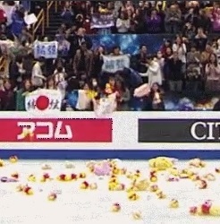 羽生結弦へ投げ込まれる大量の「くまのプーさん」　全日本での全面禁止も無理ない