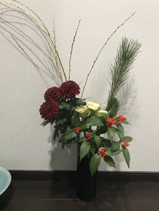 正月切り花のアドバイスください。