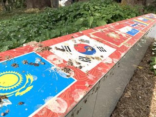 【熊本】鳩、韓国旗を中心にウンコする　被害拡大