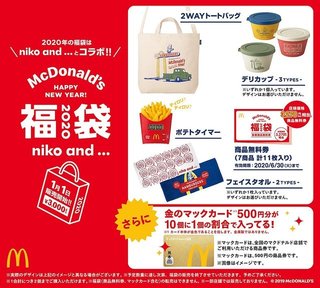マクドナルド【福袋2020】