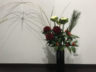正月切り花のアドバイスください。