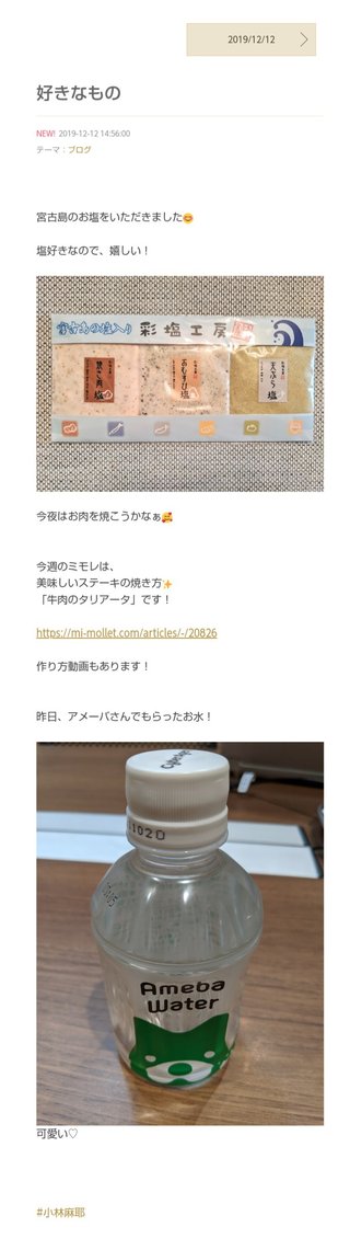 小林麻耶【麻耶☆道】
