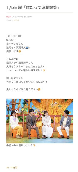 小林麻耶【麻耶☆道】