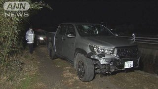 【愛知】パトカーに追跡され逃走の車【川に転落】