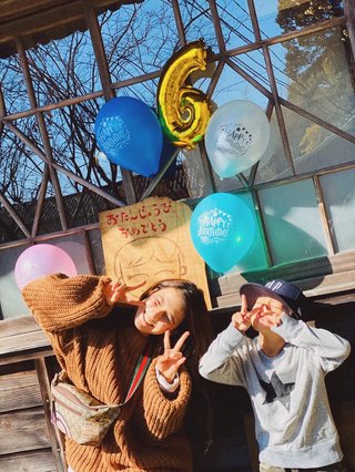 スザンヌ【6歳の誕生日を迎えた息子】