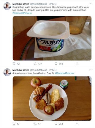外国人「日本でクルーズ船に閉じ込められているけど、私は元気です！」