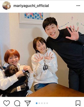 クローゼット真里【高橋愛＆あべこうじ夫妻とＷ夫婦ショット公開】