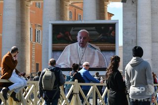 ローマ教皇、聖職者らに外出して新型コロナ患者と会うよう呼び掛け