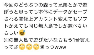 どうぶつの森 Switch 