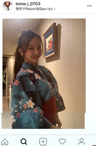 板野友美【浴衣ショットにファン絶賛】