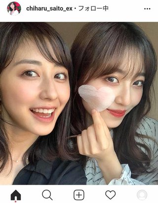 斎藤ちはるアナ　妹との２ショット公開で大反響