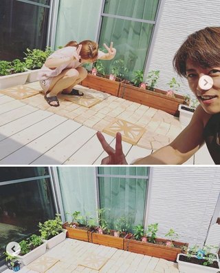 辻希美＆杉浦太陽夫妻　パワーアップした家庭菜園を公開