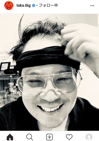 「タカトシ」タカ“髪ングアウト”前髪禿げ