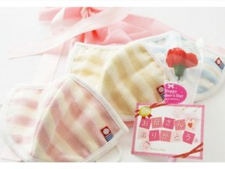 今治タオルを使用した優しいガーゼマスク「母の日マスク」