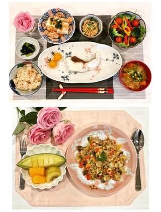 神田うの　旅館みたいな朝食をふたたび披露　昼にはチャーハンも公開