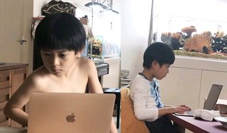 市川海老蔵がアップの勸玄くんの真剣ショットに反響多数