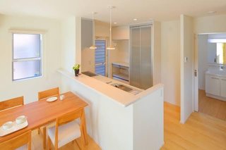 冷蔵庫の場所。注文住宅で