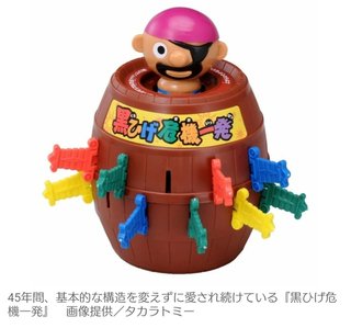 『黒ひげ危機一発』実は…飛び出したら勝ちだった？45周年ルール変更に至る物語  
