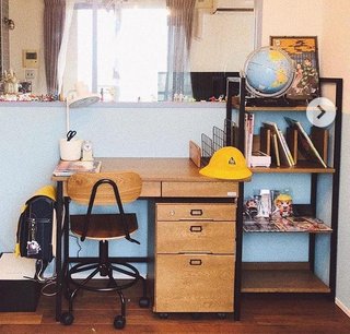 スザンヌ　リビングと繋がった小１長男の子供部屋を公開