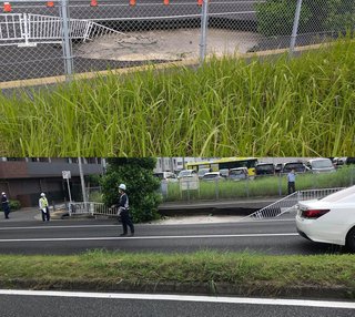 【神奈川】横浜・環状２号で道路陥没　通行止め　地下でトンネル工事
