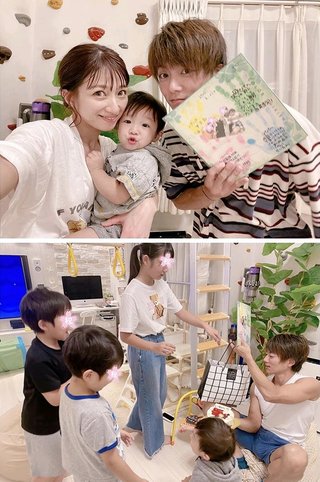 辻希美　子どもたちから杉浦太陽への寄せ書きを披露