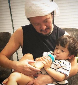 中村獅童　長男が赤ちゃん返り