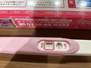 妊娠検査薬!閲覧注意