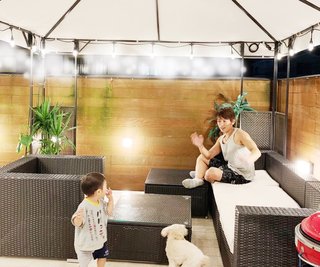 杉浦太陽　リニューアルした自宅バルコニーを公開