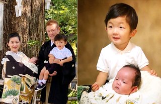 中村獅童　息子のお宮参りで家族ショットを公開
