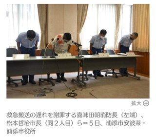 「娘が倒れて熱がある」と119番。コロナ疑い搬送遅れ、40代女性死亡         