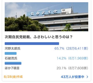 【菅総理誕生】菅義偉氏が自民党新総裁に　初の｢無派閥たたき上げ｣総裁　｢非世襲｣は20年ぶり