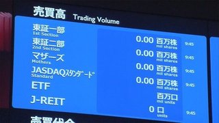 東京証券取引所 終日すべての銘柄の取り引き停止 復旧は未定