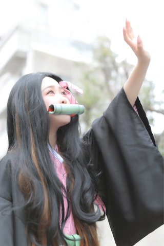 熊田曜子「鬼滅の刃」禰豆子のコスプレ姿に絶賛の嵐「クオリティ高っ」「実写版オファーがあるかも」