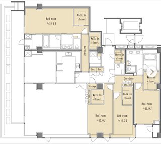 このマンションの間取り、実際に入ると迷路だよね