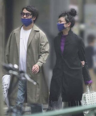 ウーマン村本大輔と松田優作の長女・ゆう姫がお泊り愛　横断歩道上で熱いハグも