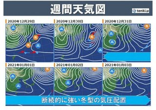 「大寒波」が年末年始を直撃　広範囲に長期間影響の恐れ　大雪・吹雪・厳寒