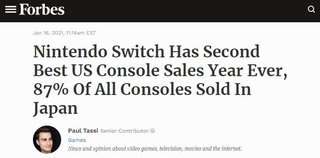 ニンテンドースイッチが米国で史上最大級の大ヒット