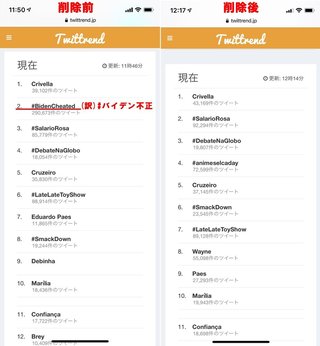 Twitter、トランプ氏のアカウント凍結　永久停止も示唆