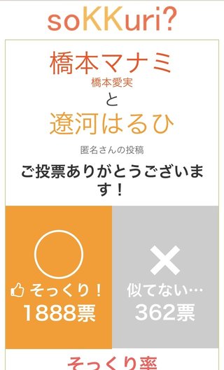 似てると思う芸能人教えて