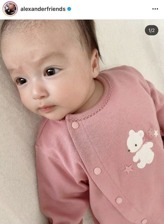 アレクと川崎希の美人な赤ちゃん見たあと
